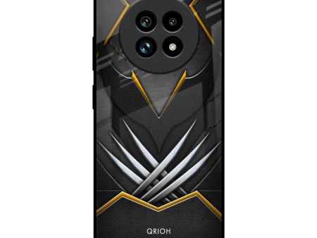 Black Warrior Glass Case for Realme 13 Pro Plus 5G Fashion