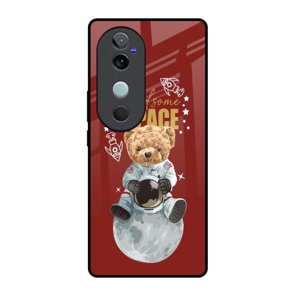 Astronaut Bear Glass Case for Vivo V40 5G For Sale