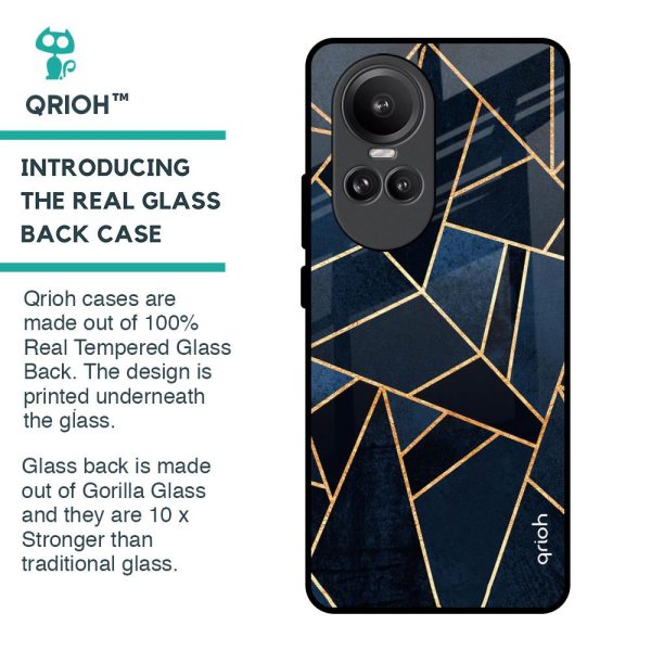 Abstract Tiles Glass Case for Oppo Reno10 Pro 5G Cheap