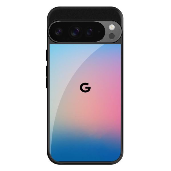 Blue & Pink Ombre Glass case for Google Pixel 9 Pro XL Supply