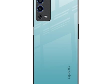 Arctic Blue Glass Case For Oppo A55 For Cheap