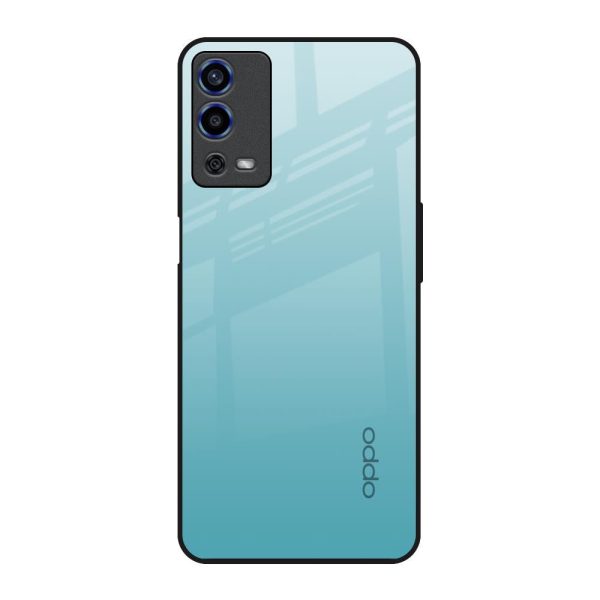 Arctic Blue Glass Case For Oppo A55 For Cheap