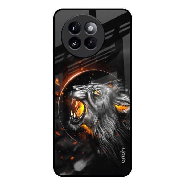 Aggressive Lion Glass Case for Mi 14 CIVI Hot on Sale