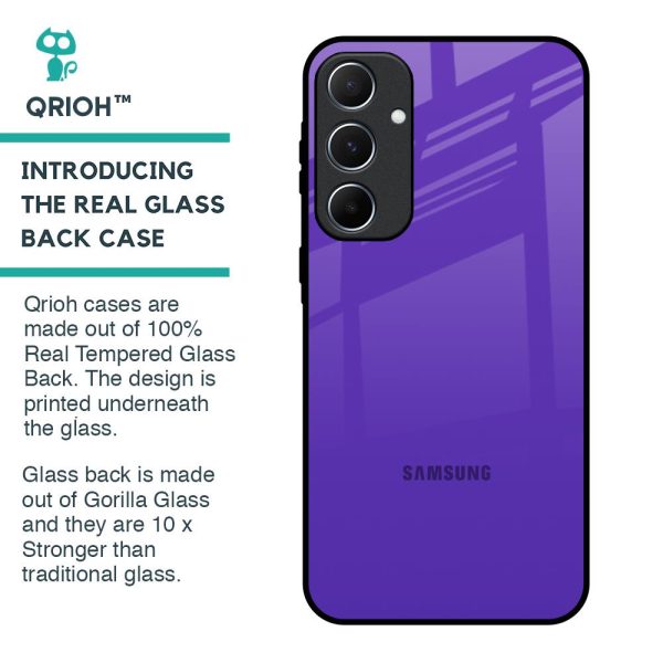 Amethyst Purple Glass Case for Samsung Galaxy A55 5G Supply