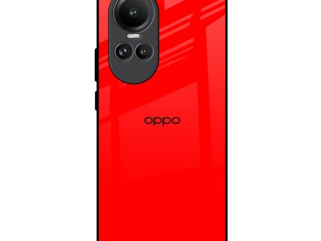 Blood Red Glass Case for Oppo Reno10 5G Hot on Sale