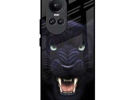 Angry Black Leopard Glass Case for Oppo Reno10 Pro 5G Discount