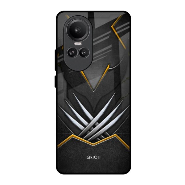 Black Warrior Glass Case for Oppo Reno10 Pro 5G Discount