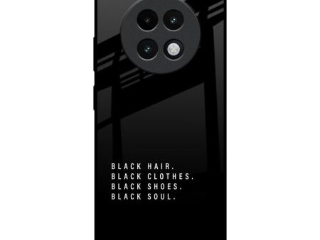 Black Soul Glass Case for Realme 13 Plus 5G Cheap