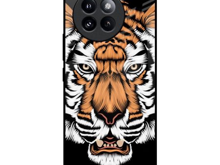 Angry Tiger Glass Case For Mi 14 CIVI Fashion