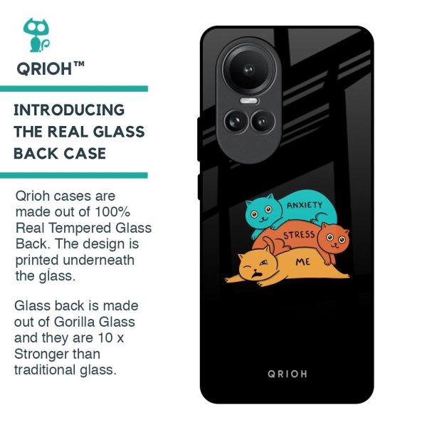 Anxiety Stress Glass Case for Oppo Reno10 5G Cheap