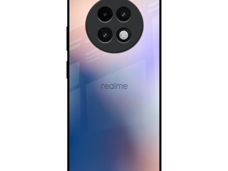 Blue Mauve Gradient Glass Case for Realme 13 Plus 5G Online Hot Sale