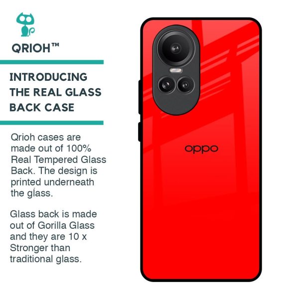 Blood Red Glass Case for Oppo Reno10 Pro 5G Discount