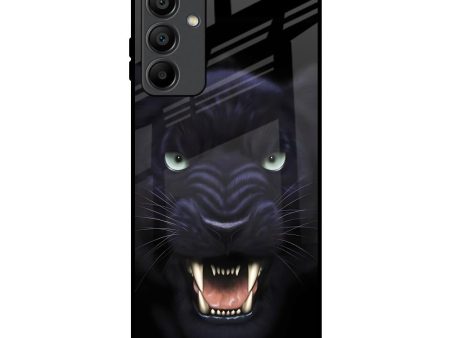 Angry Black Leopard Glass Case for Samsung Galaxy A15 5G Supply