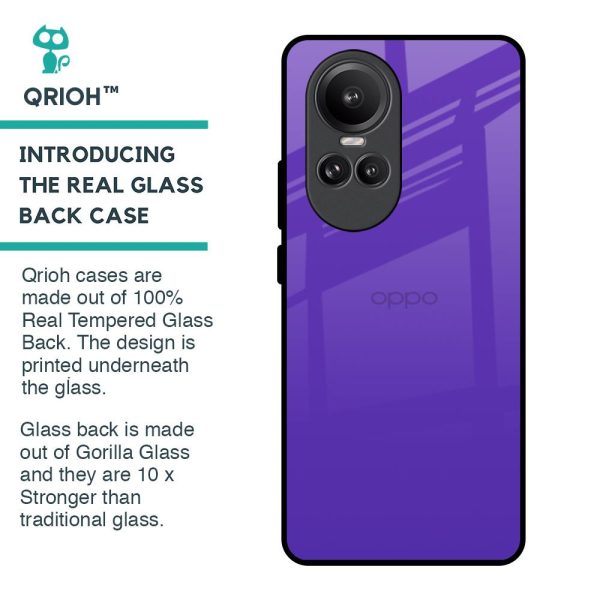 Amethyst Purple Glass Case for Oppo Reno10 Pro 5G Hot on Sale