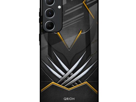 Black Warrior Glass Case for Samsung Galaxy A55 5G For Discount