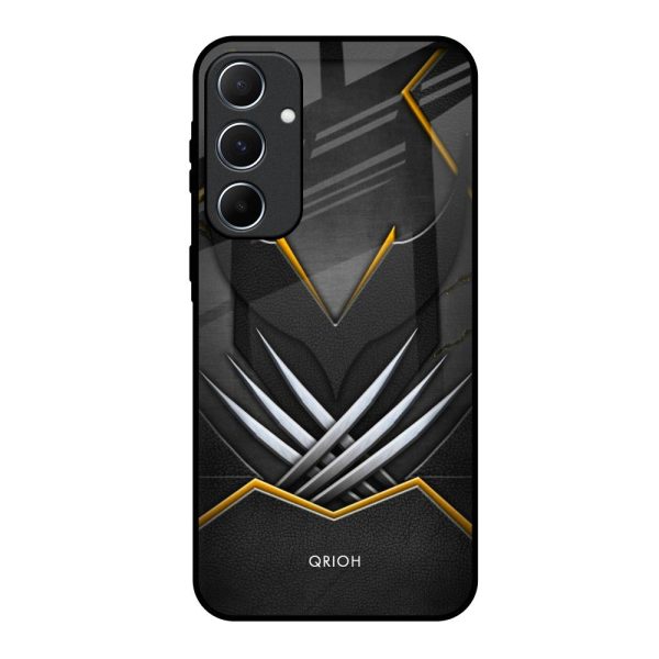 Black Warrior Glass Case for Samsung Galaxy A55 5G For Discount