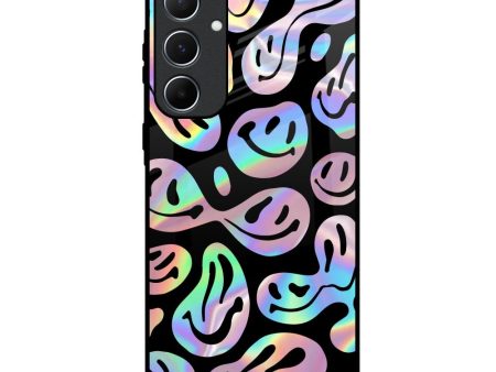 Acid Smile Glass Case for Samsung Galaxy A55 5G Supply