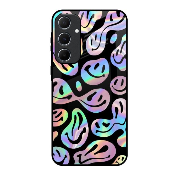 Acid Smile Glass Case for Samsung Galaxy A55 5G Supply