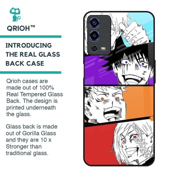 Anime Sketch Glass Case for Oppo A55 Hot on Sale