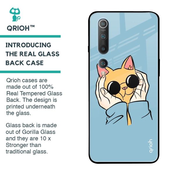 Adorable Cute Kitty Glass Case For Xiaomi Mi 10 Online Sale