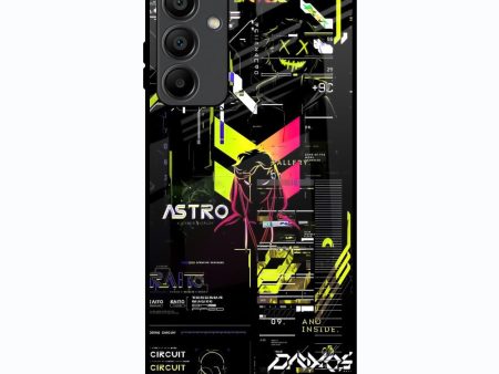 Astro Glitch Glass Case for Samsung Galaxy A15 5G For Cheap