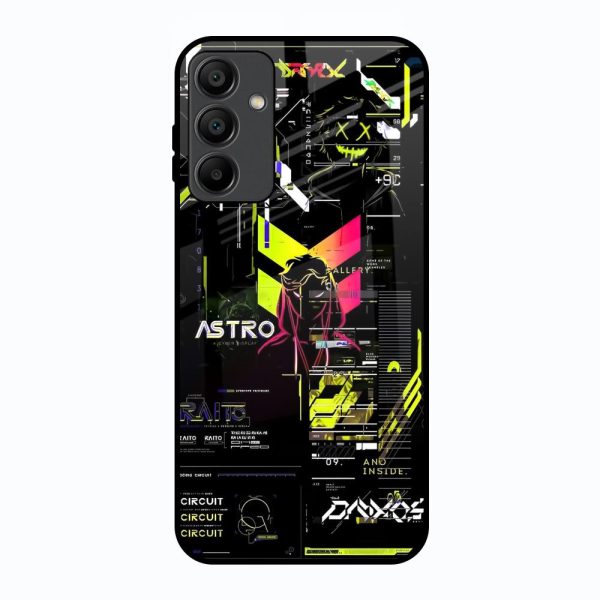 Astro Glitch Glass Case for Samsung Galaxy A15 5G For Cheap