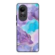 Alcohol ink Marble Glass Case for Oppo Reno10 5G For Discount