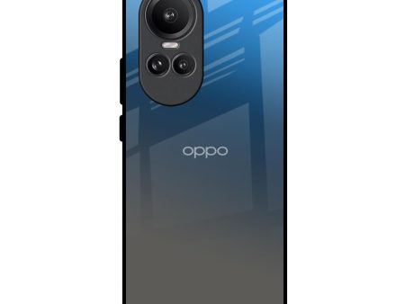 Blue Grey Ombre Glass Case for Oppo Reno10 Pro 5G Online Sale