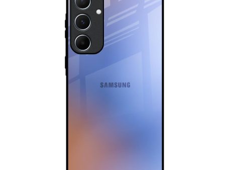 Blue Aura Glass Case for Samsung Galaxy A55 5G on Sale