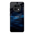 Blue Rough Abstract Glass Case for Realme 13 Plus 5G Sale