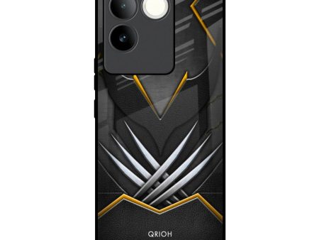 Black Warrior Glass Case for iQOO Z7 Pro 5G For Sale