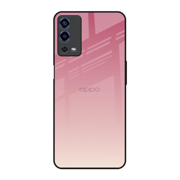 Blooming Pink Glass Case for Oppo A55 Supply