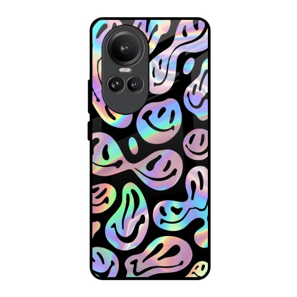 Acid Smile Glass Case for Oppo Reno10 Pro 5G Online Sale