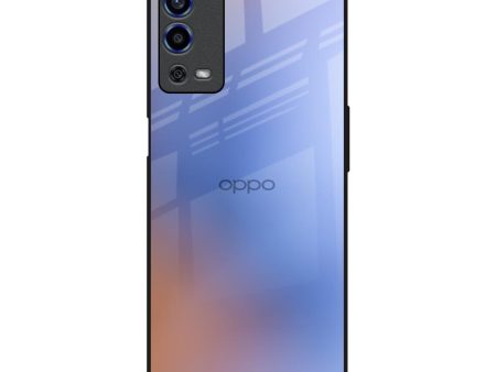 Blue Aura Glass Case for Oppo A55 Cheap