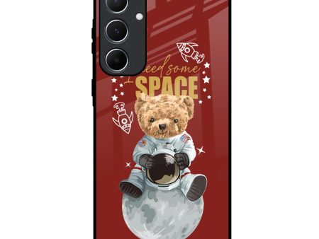 Astronaut Bear Glass Case for Samsung Galaxy A55 5G Online Hot Sale