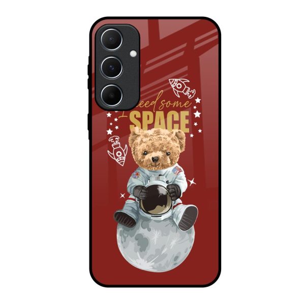 Astronaut Bear Glass Case for Samsung Galaxy A55 5G Online Hot Sale