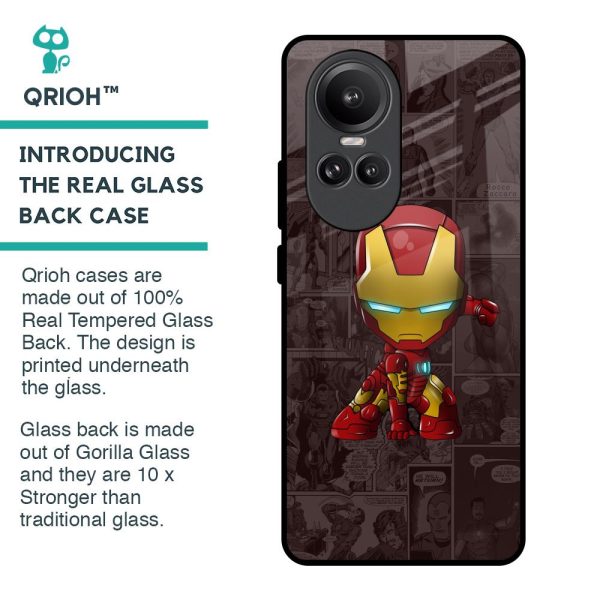 Angry Baby Super Hero Glass Case for Oppo Reno10 Pro 5G Discount