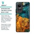 Architecture Map Glass Case for Oppo Reno10 5G on Sale