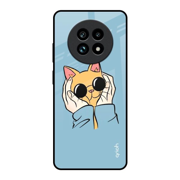 Adorable Cute Kitty Glass Case For Realme 13 Pro Plus 5G For Discount