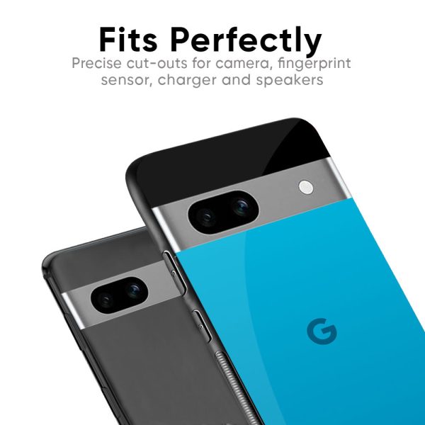 Blue Aqua Glass Case for Google Pixel 9 Pro XL Online now