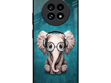 Adorable Baby Elephant Glass Case For Realme 13 Pro Plus 5G For Sale