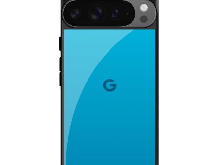 Blue Aqua Glass Case for Google Pixel 9 Pro XL Online now